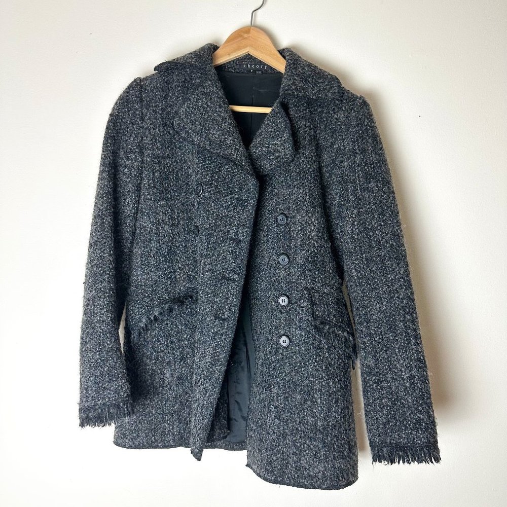 Theory Wool Blend Pea Coat